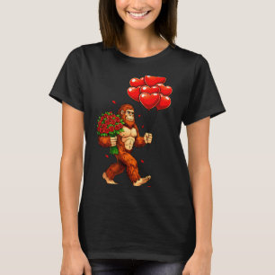 Camiseta Corazones de amor de San Valentín divertidos Bigfo
