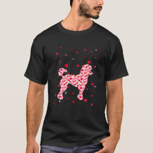 Camiseta Corazones de amor lindo Bulldog Puppy