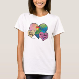 Camiseta Corazones de autismo