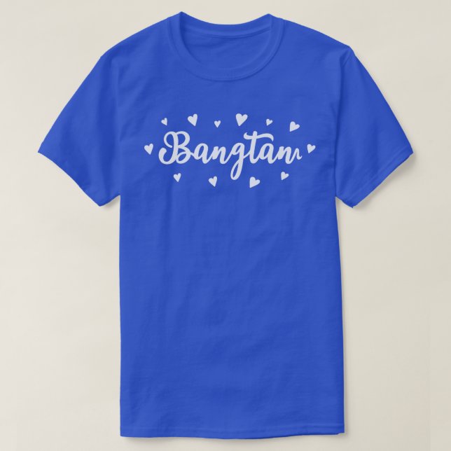 Camiseta Corazones de Bangtan (Diseño del anverso)