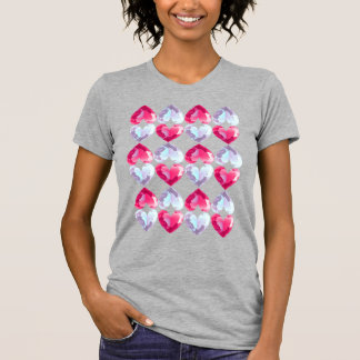 Camiseta Corazones de Bonitos del patrón Gemstone