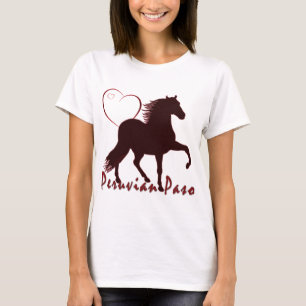 Camiseta Corazones de Caballo de Paso del Perú