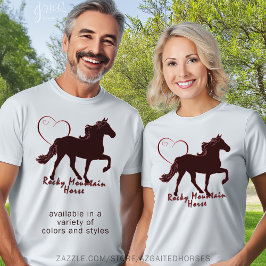 Camiseta Corazones de caballos de las Montañas Rocosas