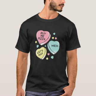 Camiseta Corazones de caramelos actualizados para el modern