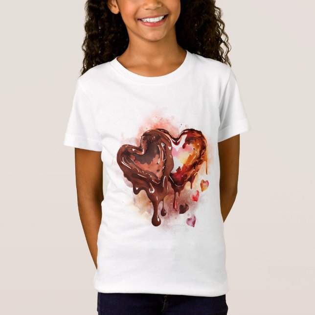 Camiseta Corazones de chocolate (Anverso)