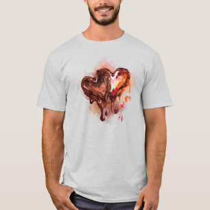 Camiseta Corazones de chocolate