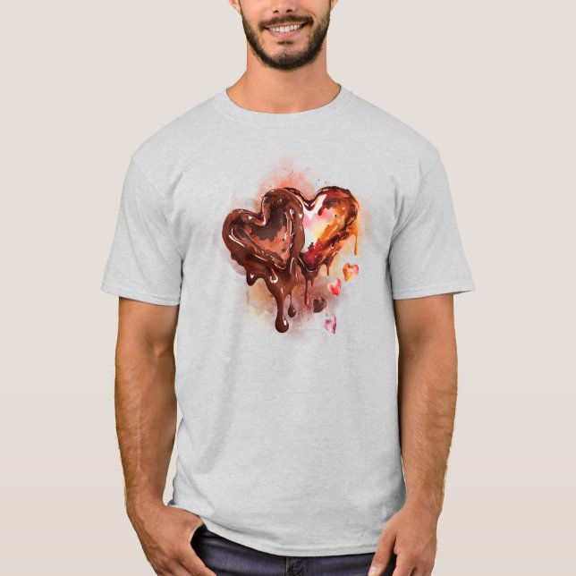 Camiseta Corazones de chocolate (Anverso)