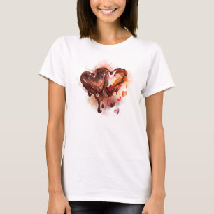 Camiseta Corazones de chocolate