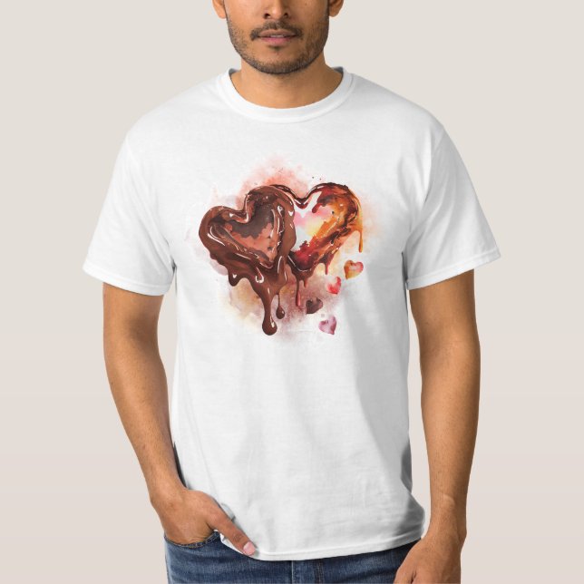 Camiseta Corazones de chocolate (Anverso)
