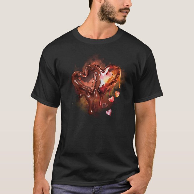 Camiseta Corazones de chocolate (Anverso)