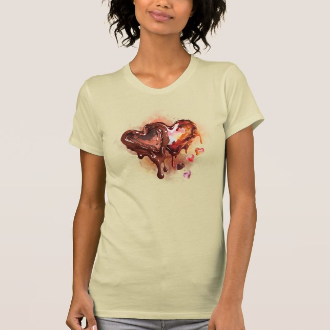 Camiseta Corazones de chocolate (Anverso)
