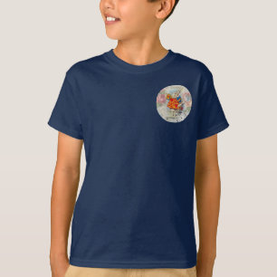 Camiseta Corazones de Conejo Blanco Alice Clásico