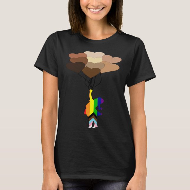Camiseta Corazones de diversidad (Anverso)