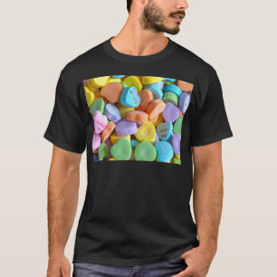 Camiseta Corazones de Dulces Coloridos