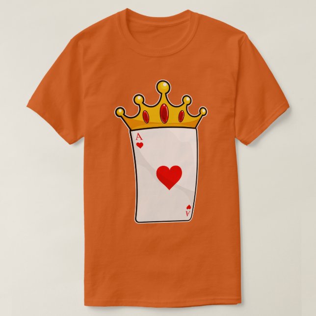 Camiseta Corazones de hielo con corona (Diseño del anverso)