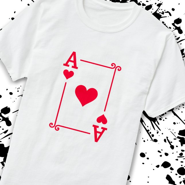 Camiseta Corazones de hielo que coinciden con tarjetas de j (Subido por el creador)