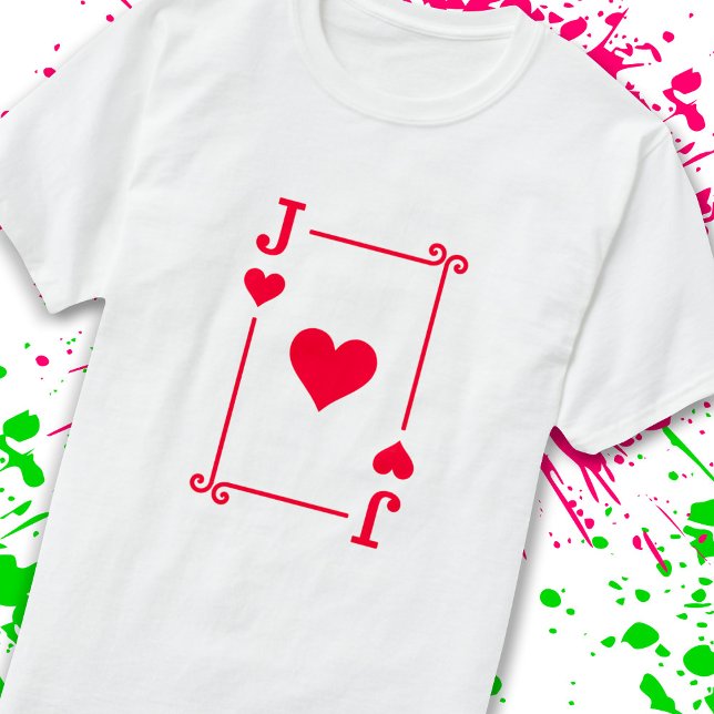 Camiseta Corazones de Jack que coinciden con tarjetas de ju (Subido por el creador)