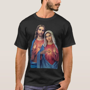 Camiseta Corazones de Jesús y María muy unidos