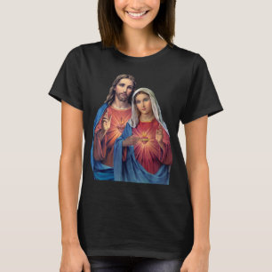 Camiseta Corazones de Jesús y María muy unidos