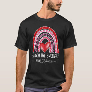 Camiseta Corazones de Leopardo Arcoiris Enseño El Valente M