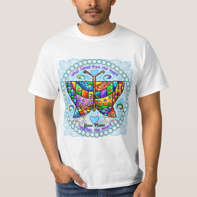 Camiseta Corazones de mariposa (Anverso)
