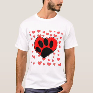 Camiseta Corazones de Perro por todas partes