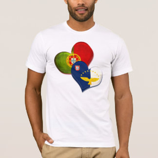 Camiseta Corazones de Portugal y de Azores