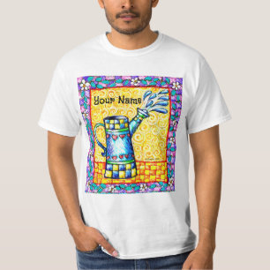 Camiseta Corazones de regadera flor