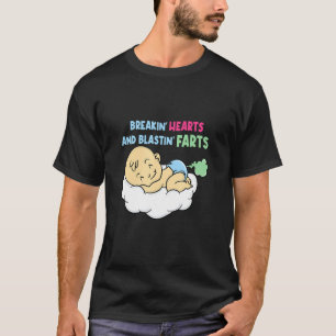 Camiseta Corazones de ruptura Blastin Farts Baby Papa