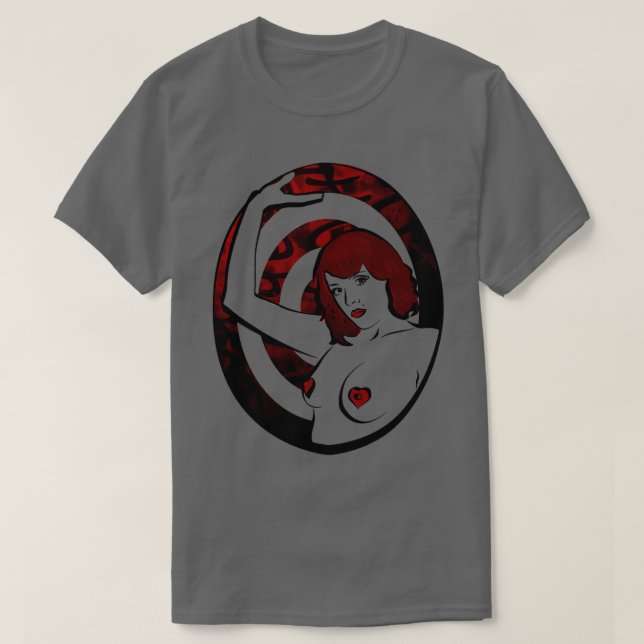 Camiseta Corazones dulces (Diseño del anverso)