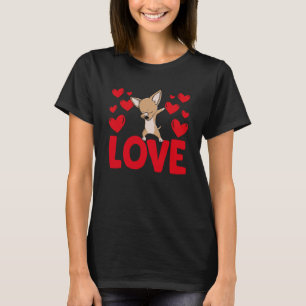 Camiseta Corazones el día de San Valentín aman a las animal
