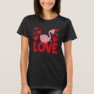 Camiseta Corazones el día de San Valentín aman a las mujere