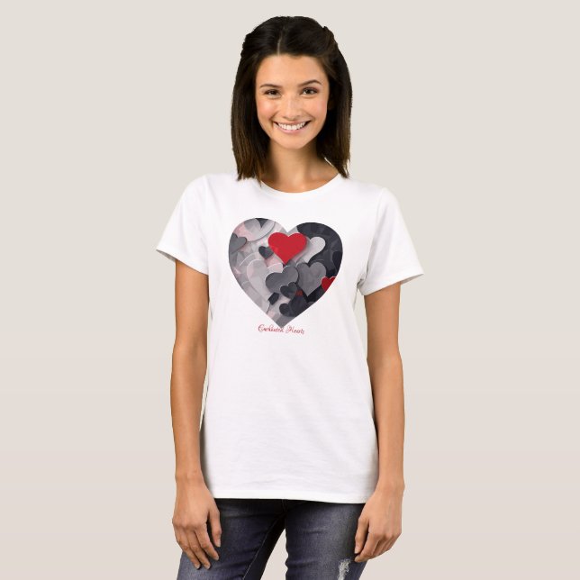 Camiseta Corazones encantados (Anverso completo)
