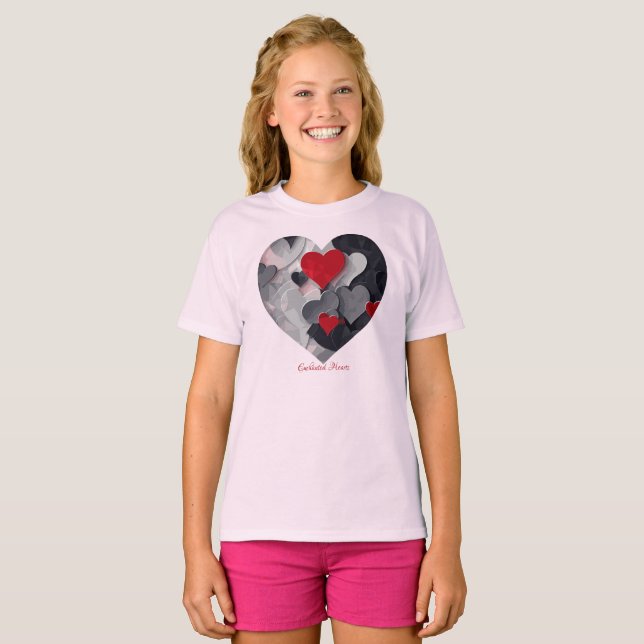 Camiseta Corazones encantados (Anverso completo)
