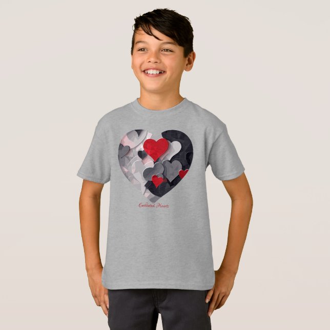 Camiseta Corazones encantados (Anverso completo)
