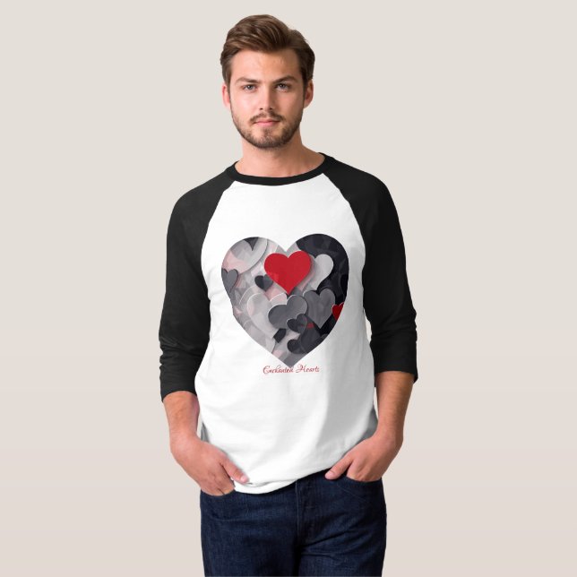 Camiseta Corazones encantados (Anverso completo)