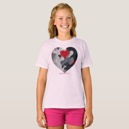 Camiseta Corazones encantados