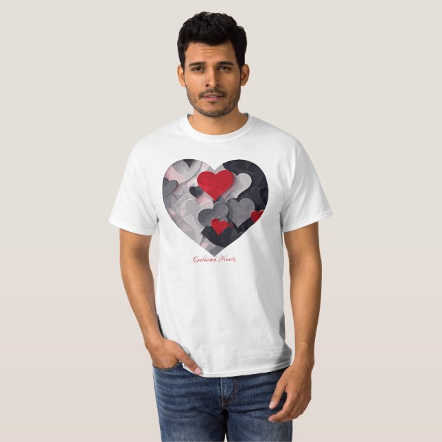 Camiseta Corazones encantados (Anverso completo)