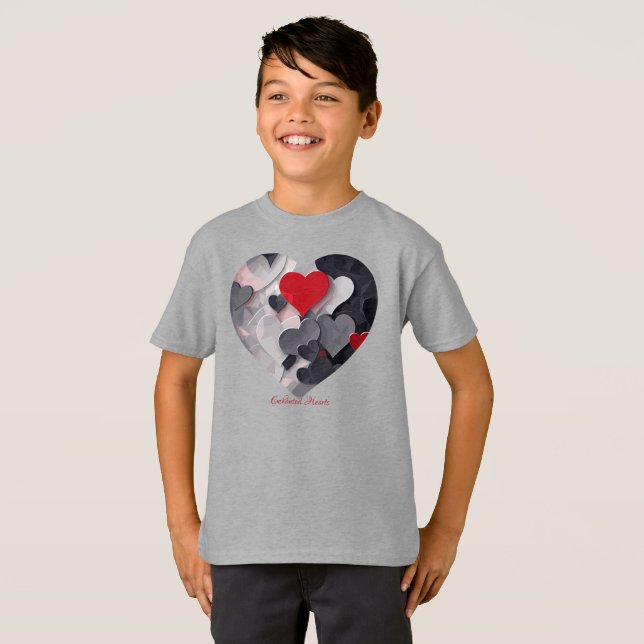 Camiseta Corazones encantados (Anverso completo)