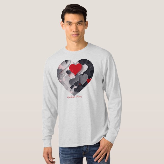 Camiseta Corazones encantados (Anverso completo)
