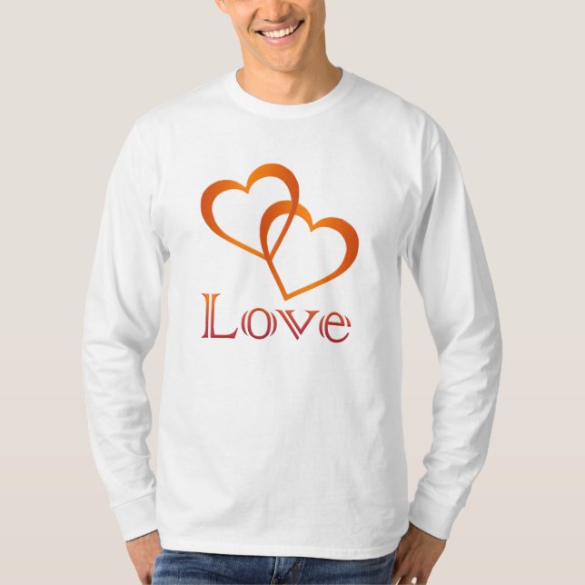 Camiseta Corazones entrelazados (Anverso)