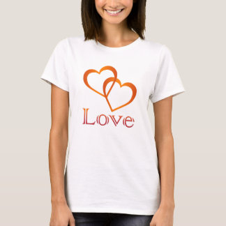 Camiseta Corazones entrelazados