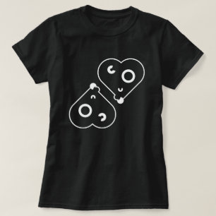 Camiseta Corazones geométricos abstractos   Gráfico simbóli