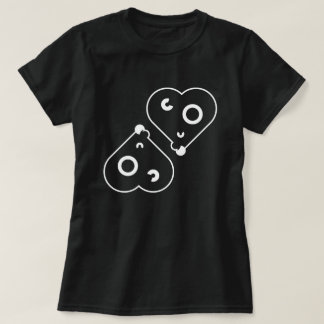Camiseta Corazones geométricos abstractos | Gráfico simbóli