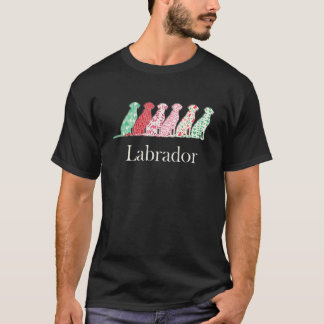 Camiseta Corazones Impresionantes de Labrador Retriever