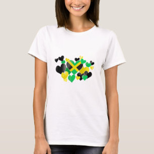 Camiseta - corazones jamaicanos