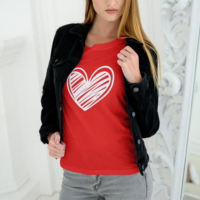 Camiseta Corazones moderados Día de San Valentín de mujeres (Subido por el creador)