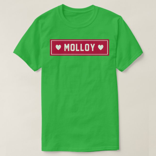 Camiseta Corazones Molloy (Diseño del anverso)