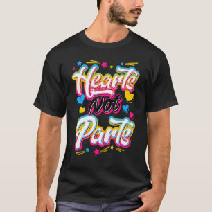 Camiseta Corazones no partes Pansexual LGBTQ+ Orgullo Panse