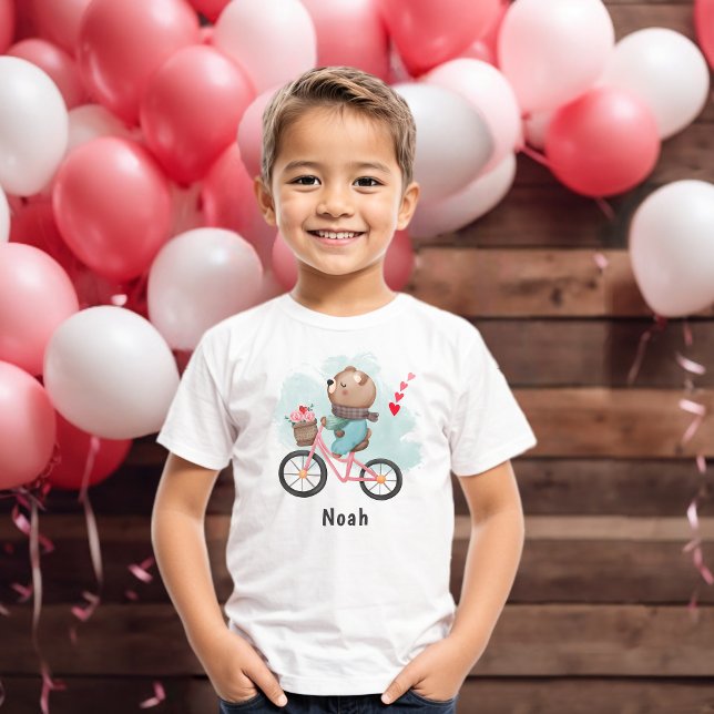 Camiseta Corazones personalizados Día de San Valentín de ni (Subido por el creador)